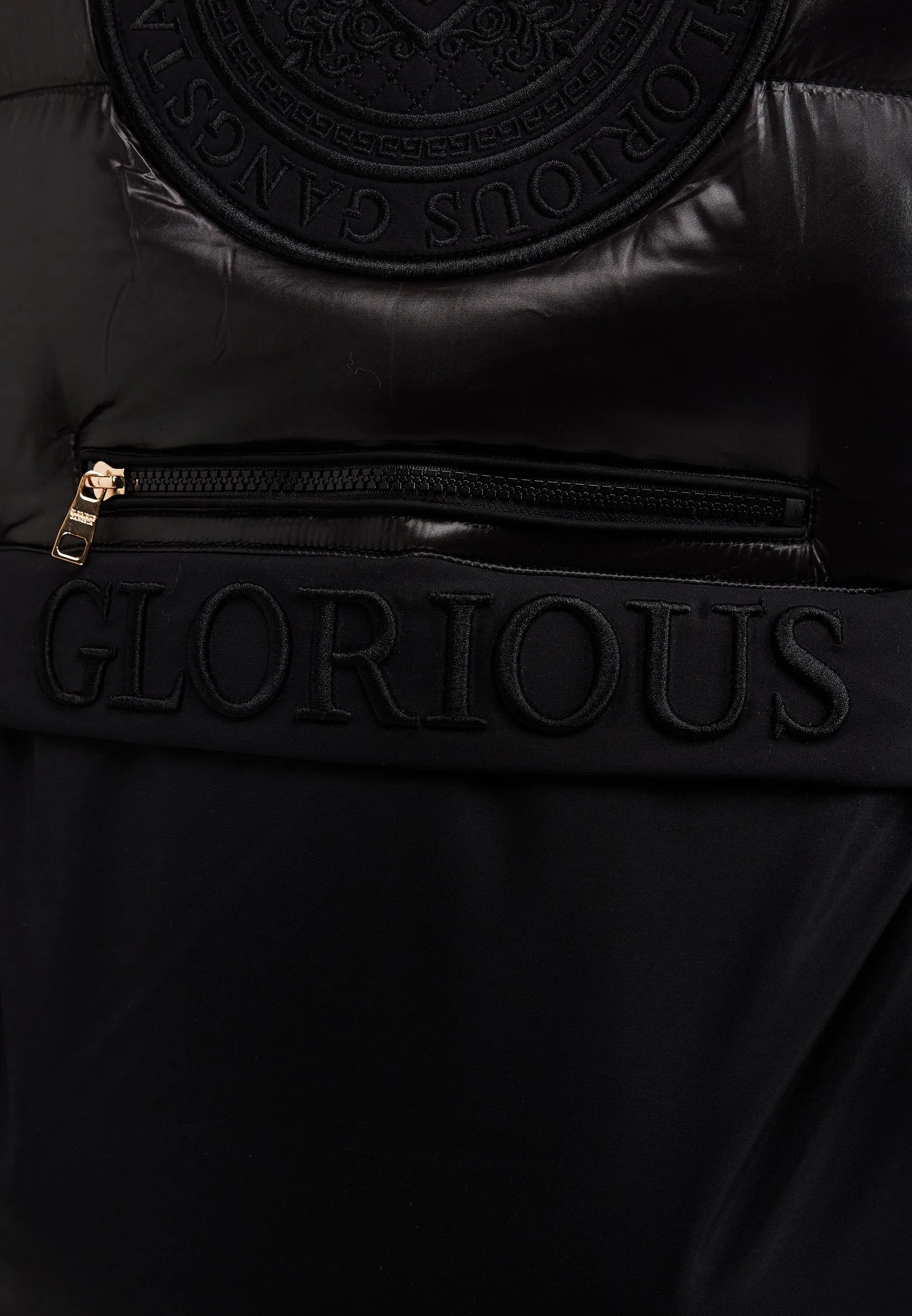 Glorious Gangsta Nabreo Short Puffer Jacket Black