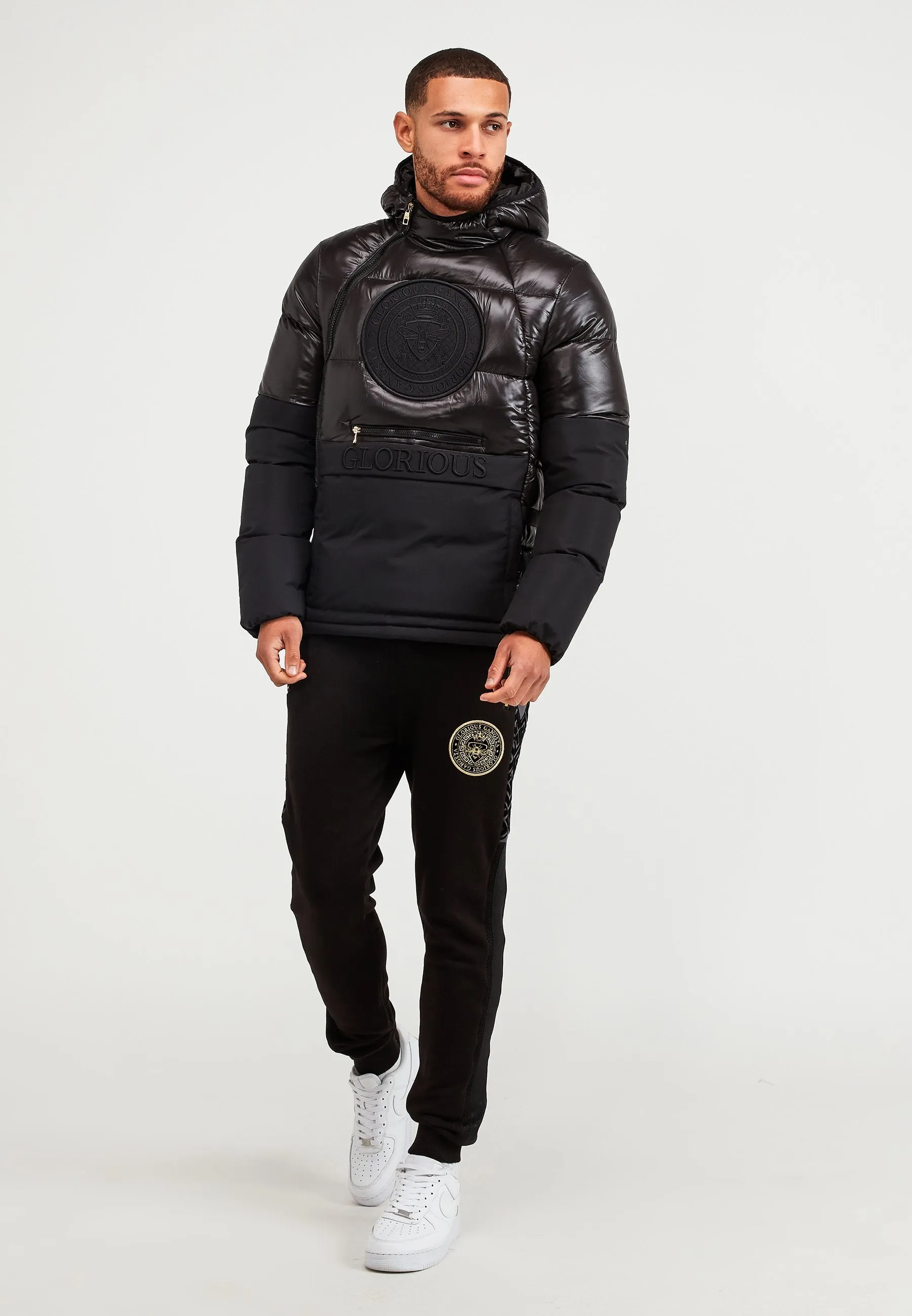 Glorious Gangsta Nabreo Short Puffer Jacket Black