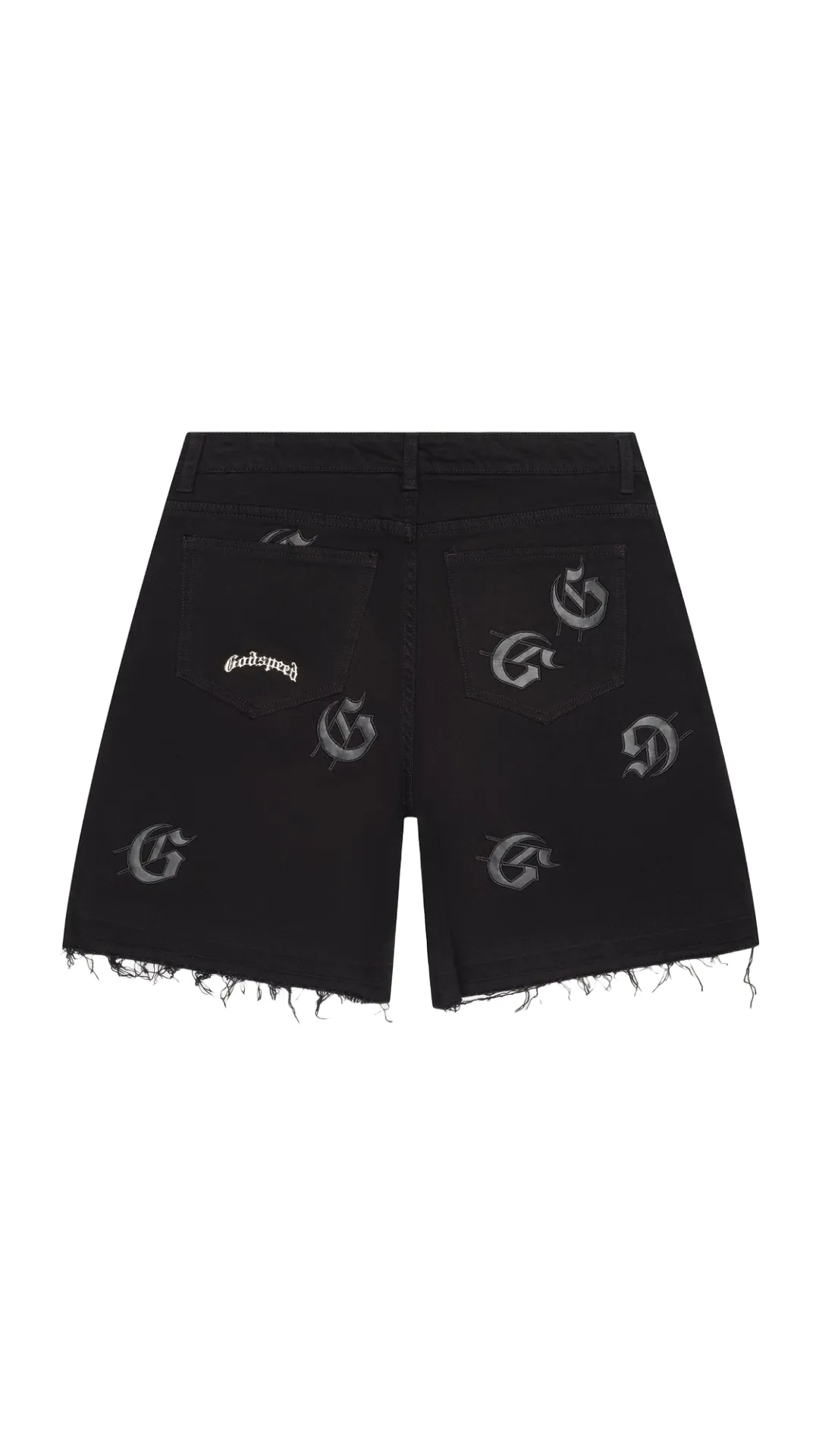GODSPEED INFINITY DENIM SHORTS (BLACK)