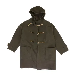 Green Duffle Manteau Colin Hooded Wool Coat
