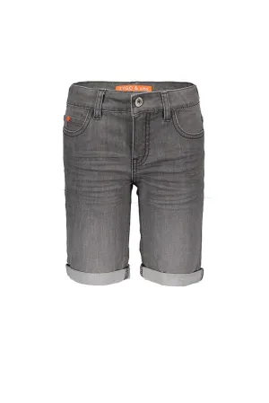 Grey Denim Shorts