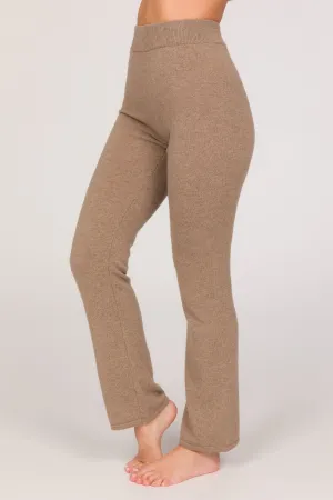 Guru Eco-Cashmere High Waist Pants - Dark Beige