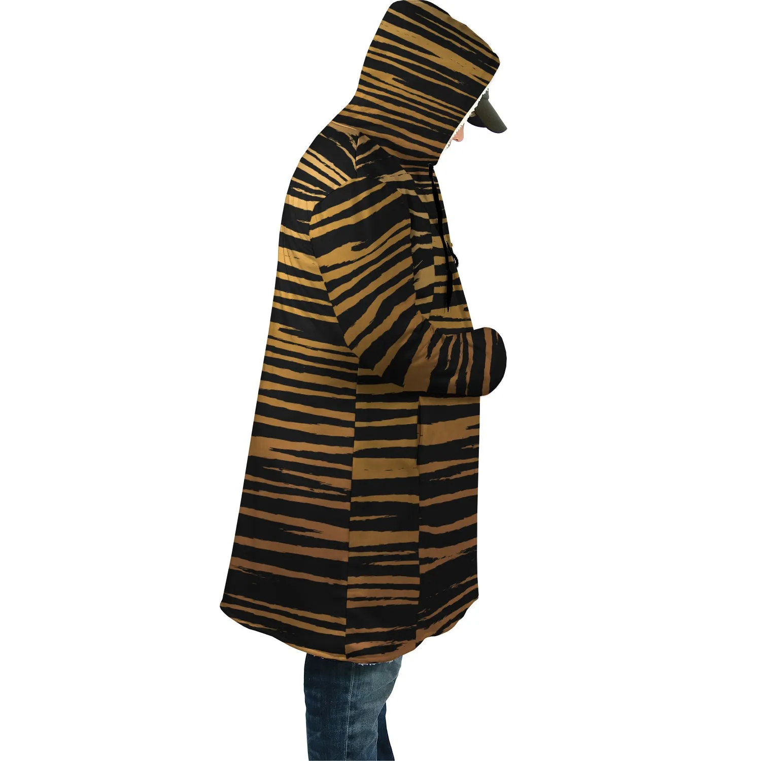 Heihachi Tiger Pattern Hooded Coat - Unisex