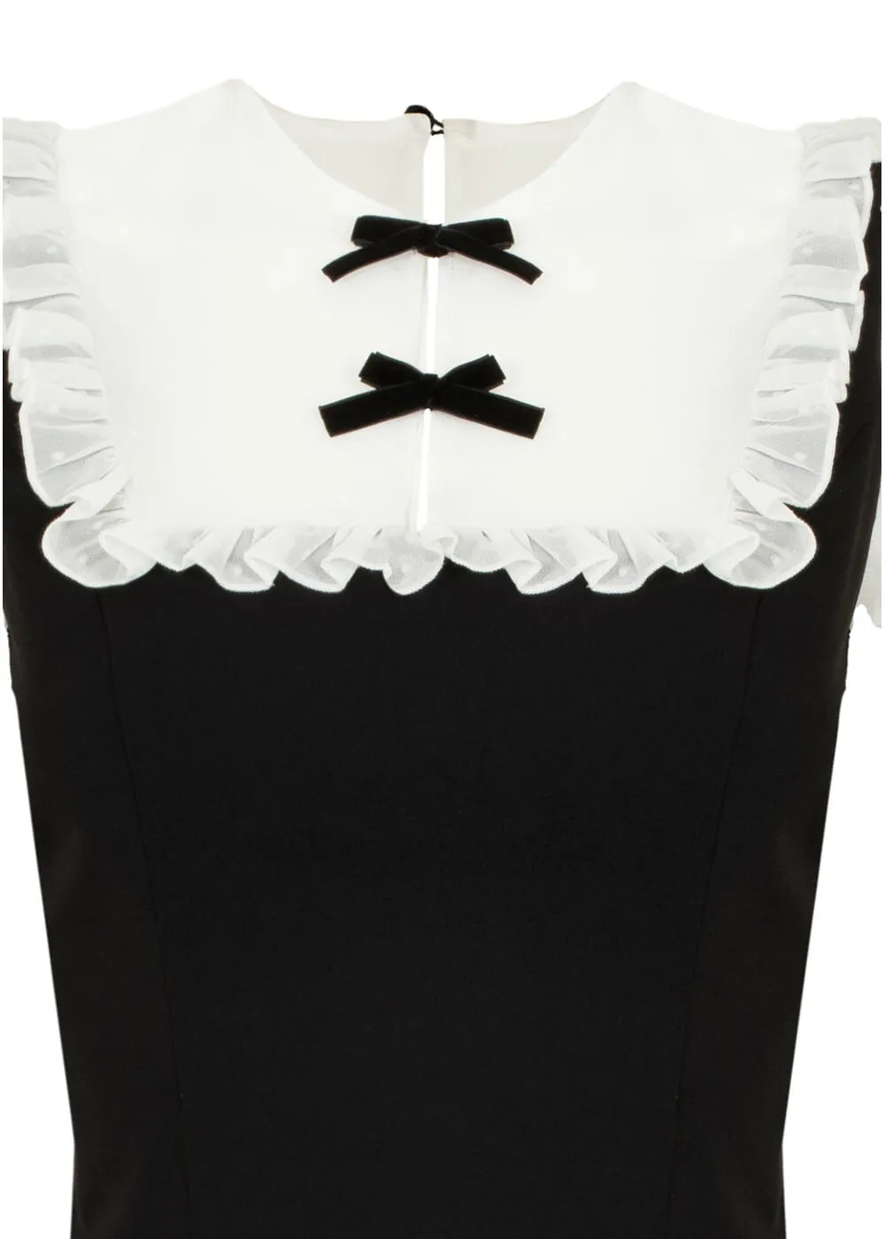 Hell Bunny Alice 60's Dress Black White