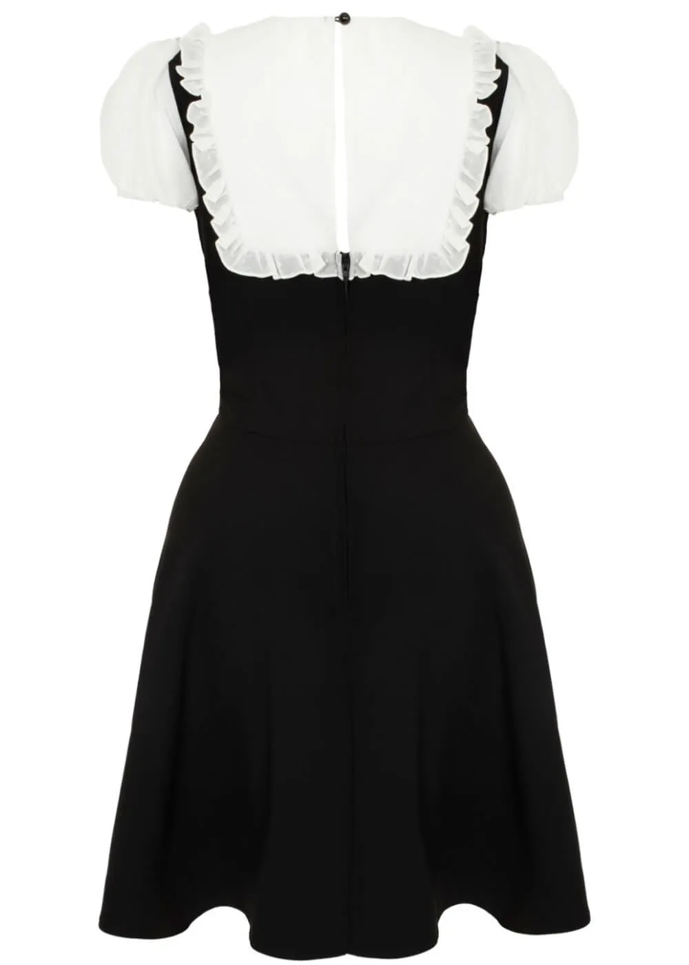 Hell Bunny Alice 60's Dress Black White