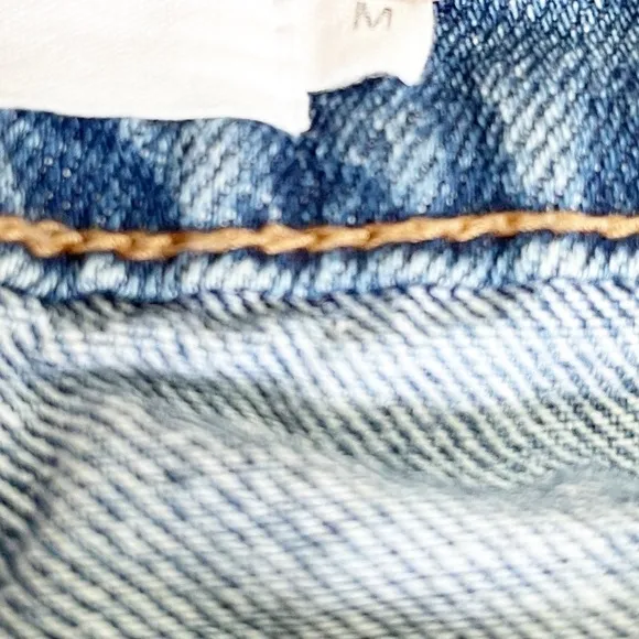 Hidden Finn High Rise Distressed Denim Shorts