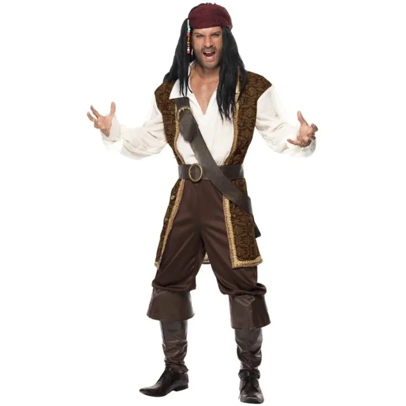 High Seas Pirate Mens Costume