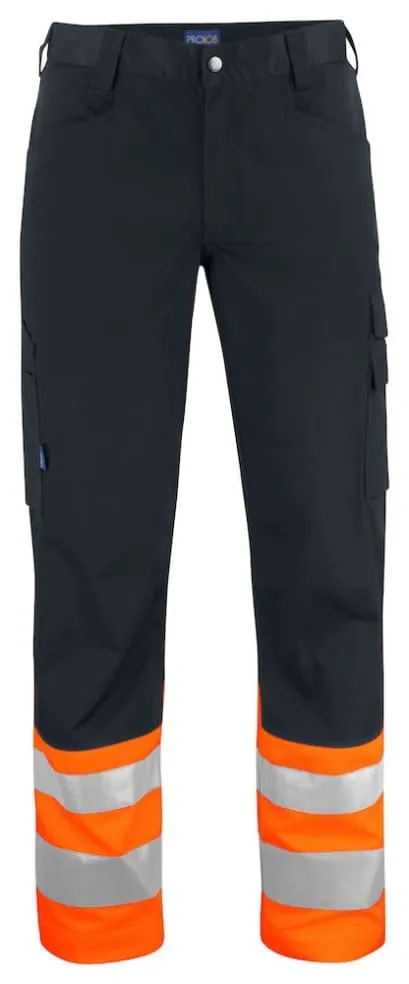 High Visibility Projob 6533 Work Trousers with Multi-Pocket Design