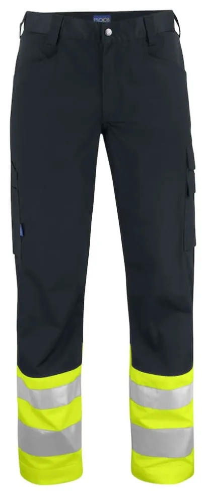High Visibility Projob 6533 Work Trousers with Multi-Pocket Design