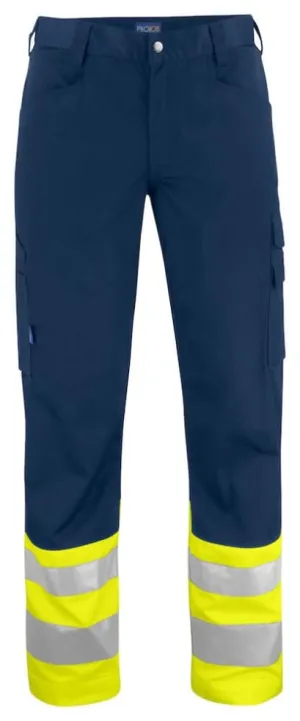 High Visibility Projob 6533 Work Trousers with Multi-Pocket Design
