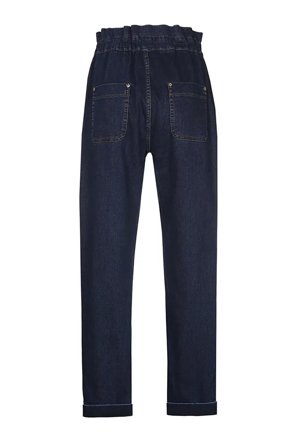 HIGH WAIST BAGGY TROUSERS
