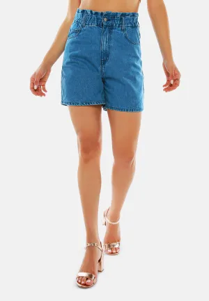 High Waist Denim Shorts