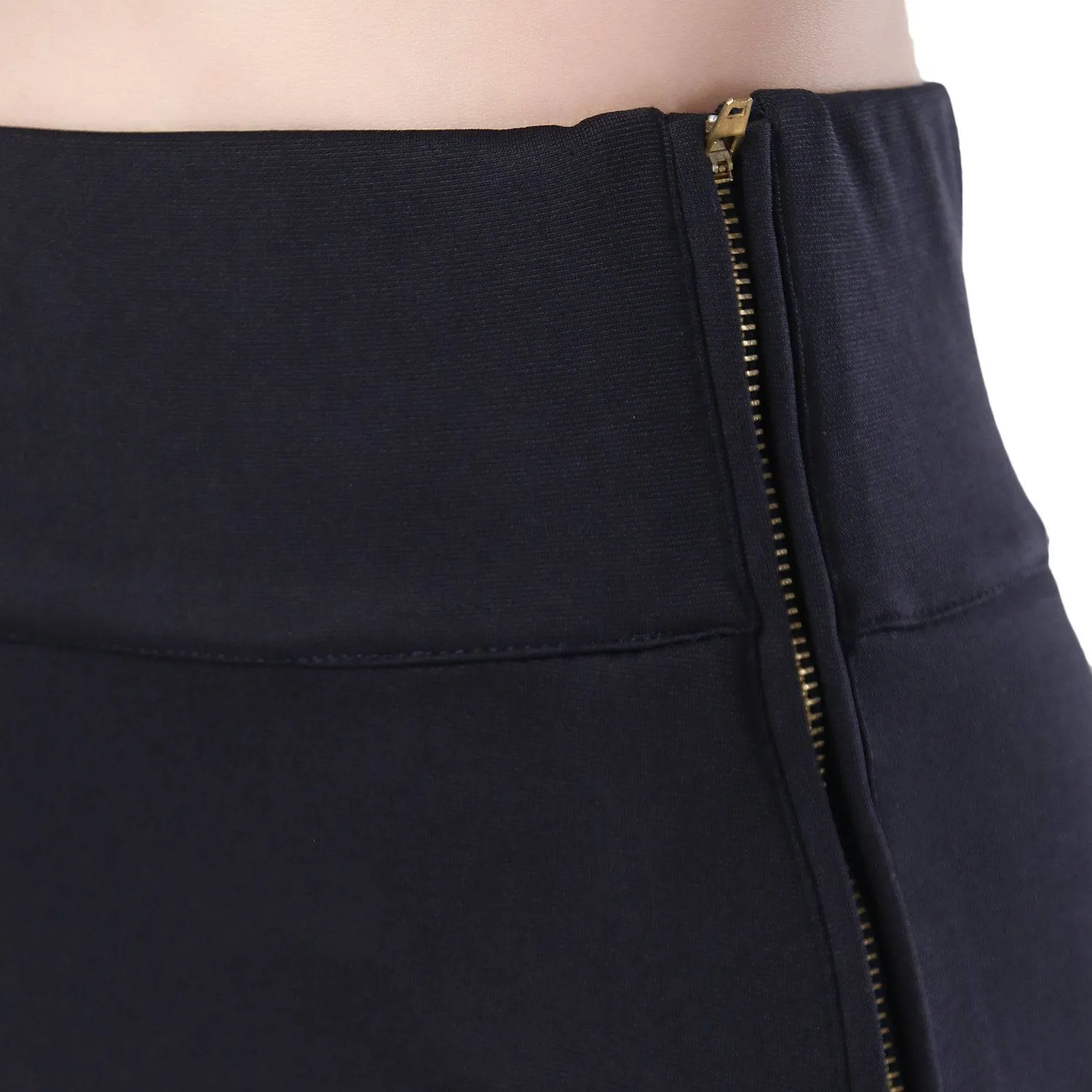 High-Waisted Classic Cigarette Trousers