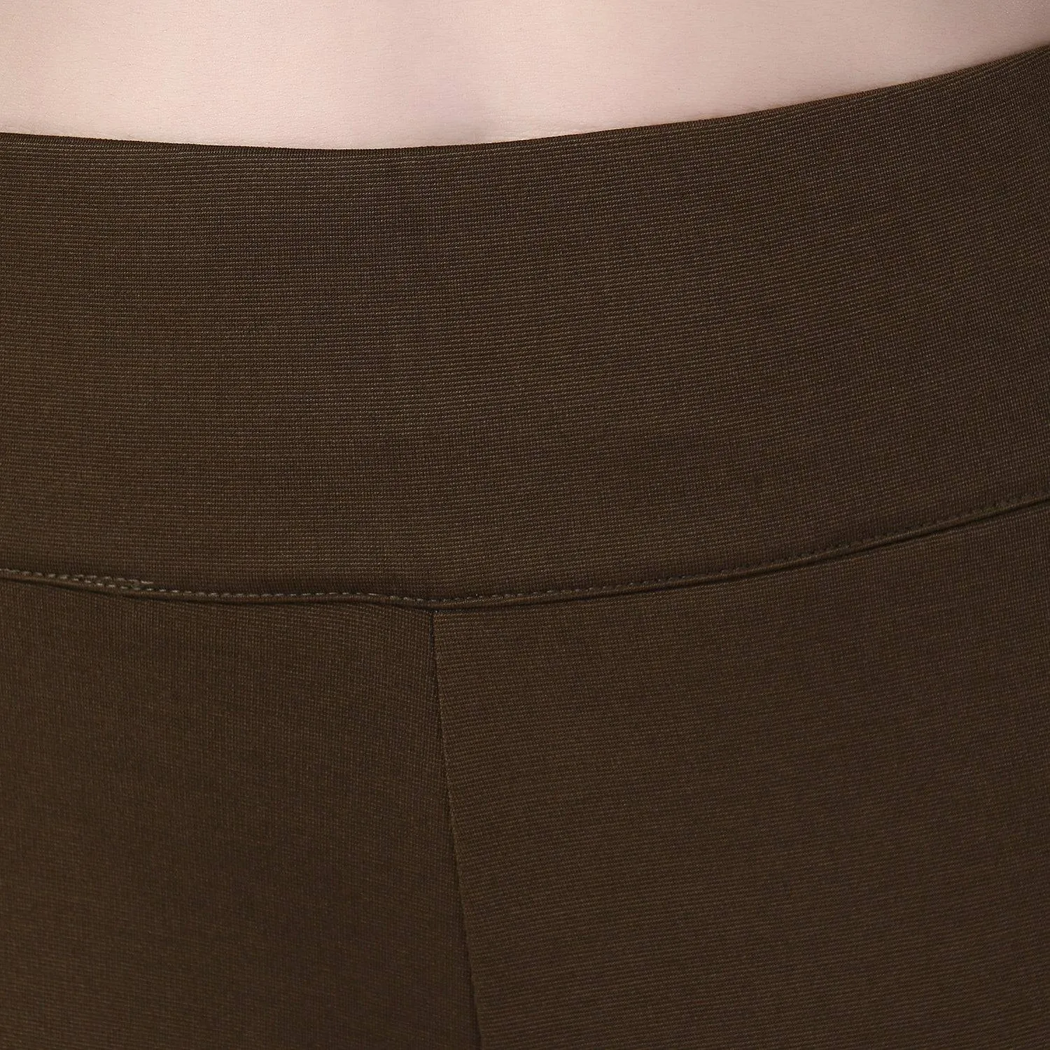 High-Waisted Classic Cigarette Trousers