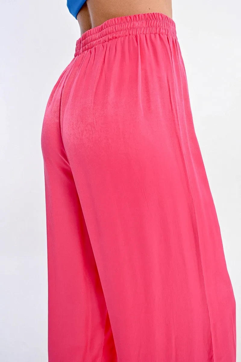 HIGH-WAISTED FLUID PANTS