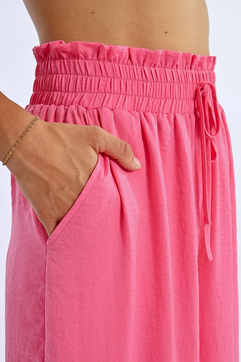 HIGH-WAISTED, FLUID PANTS