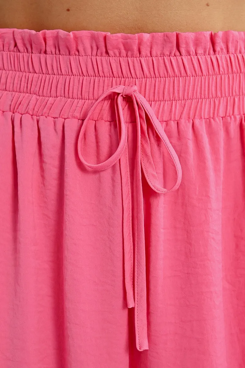 HIGH-WAISTED, FLUID PANTS