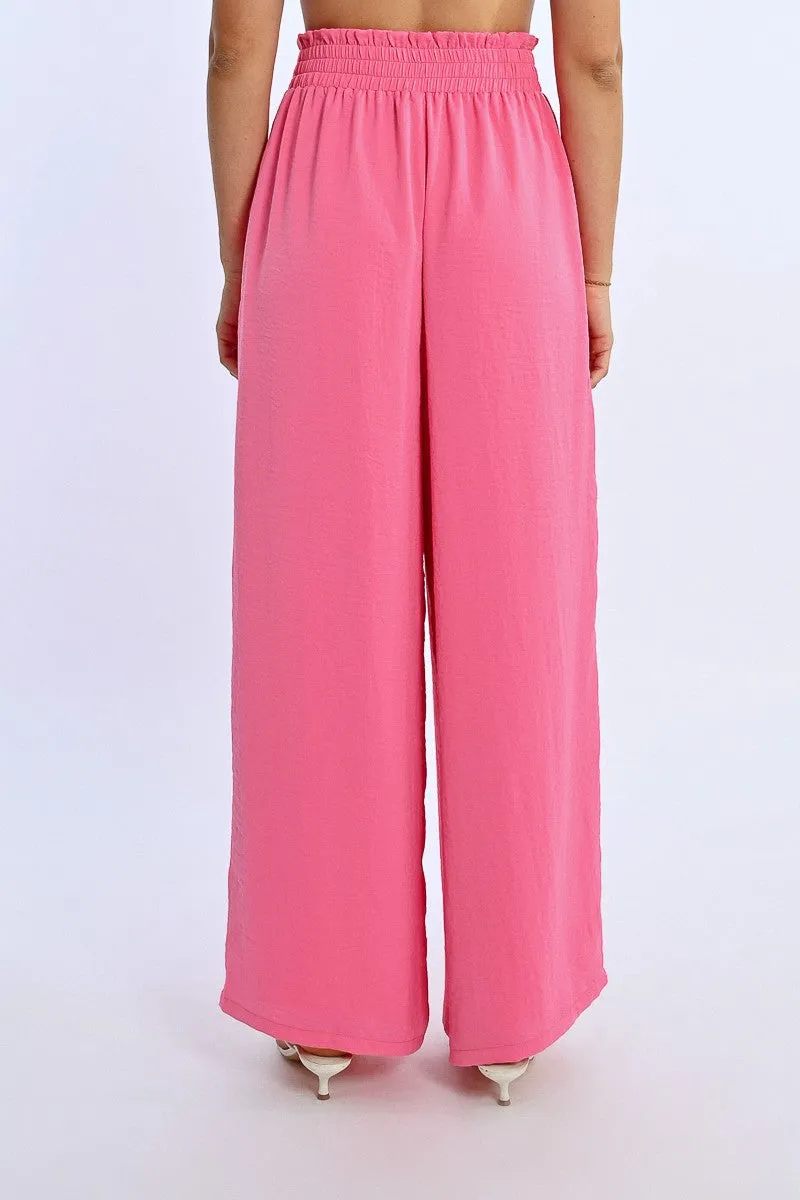 HIGH-WAISTED, FLUID PANTS