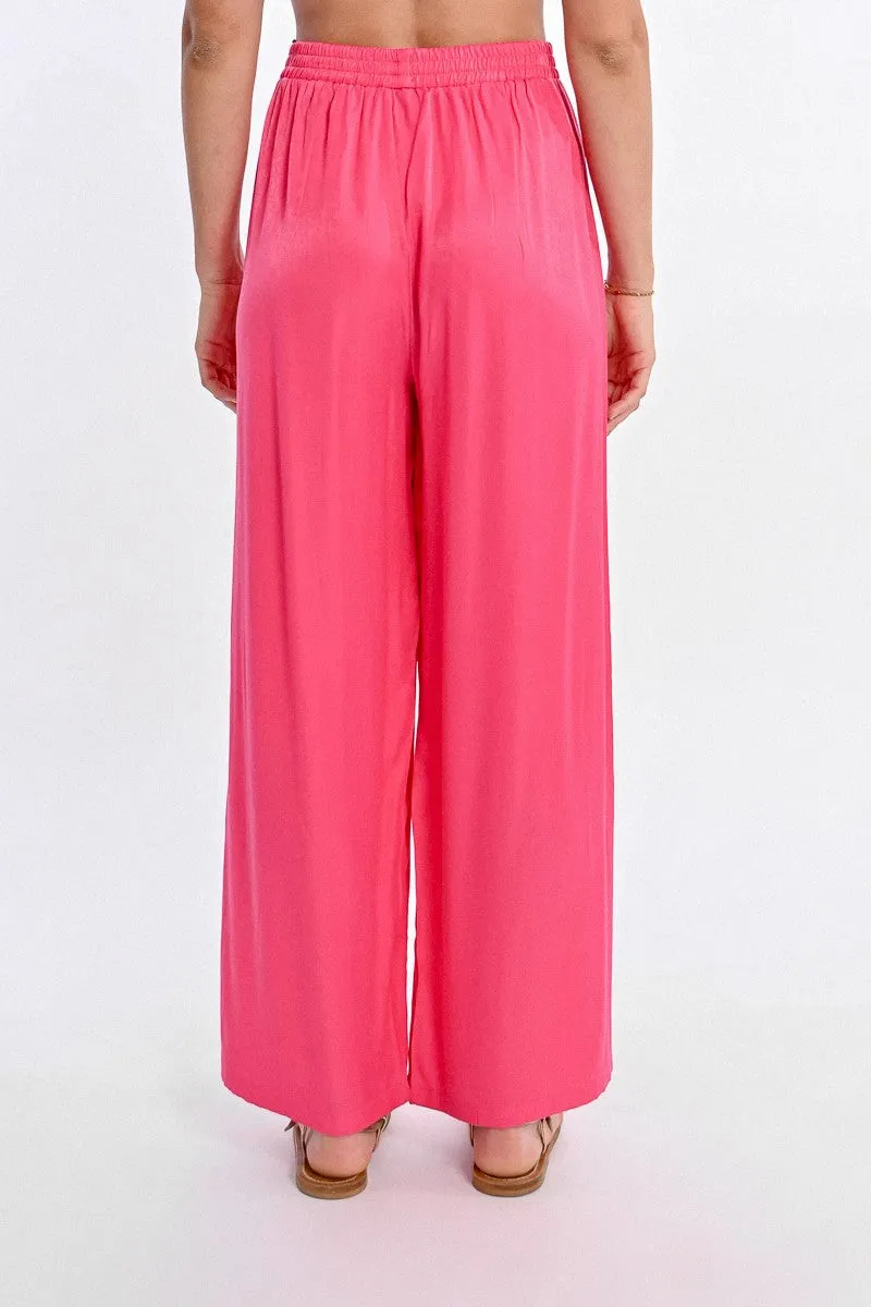 HIGH-WAISTED FLUID PANTS