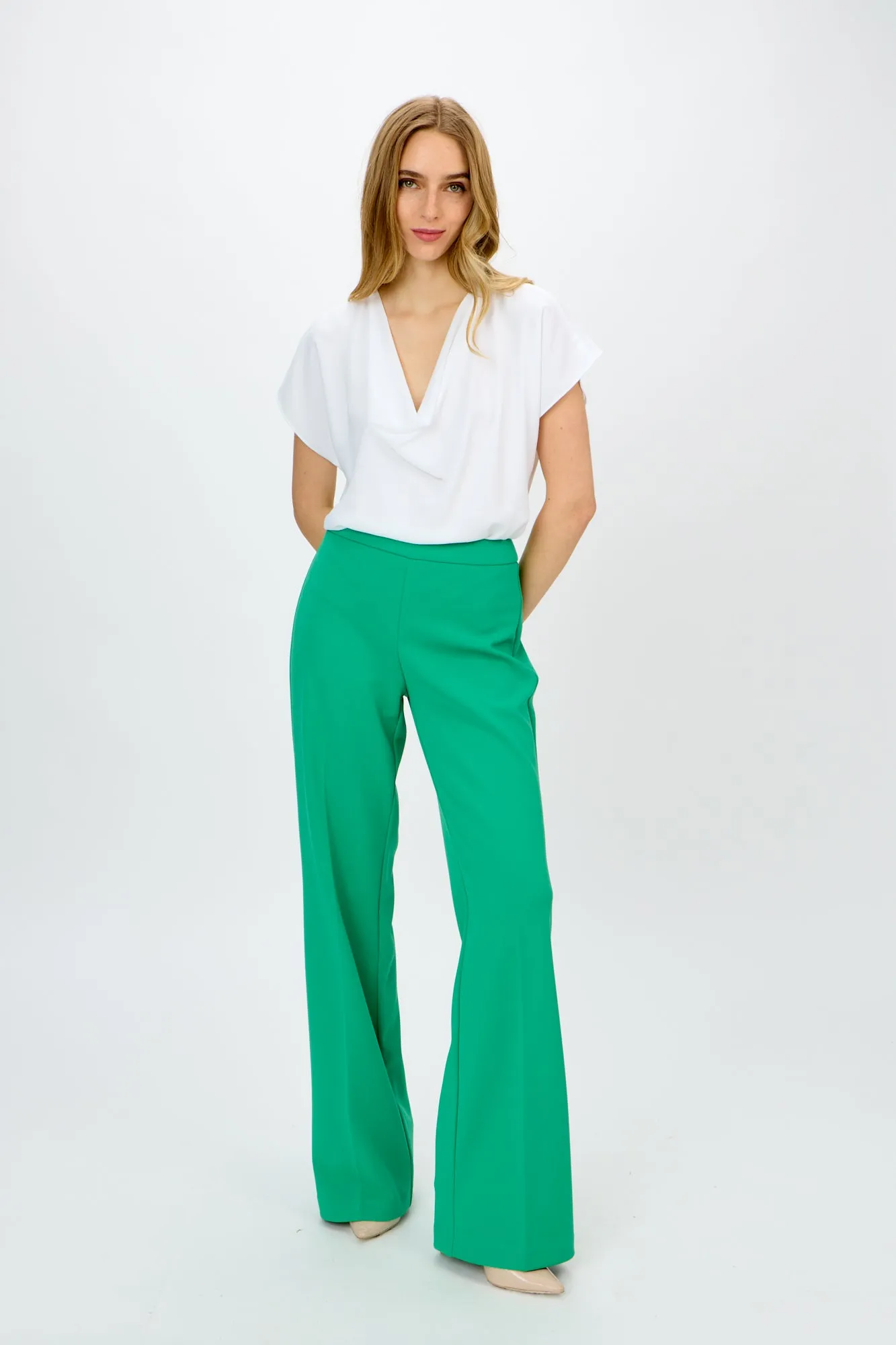 High-waisted Formal Trousers