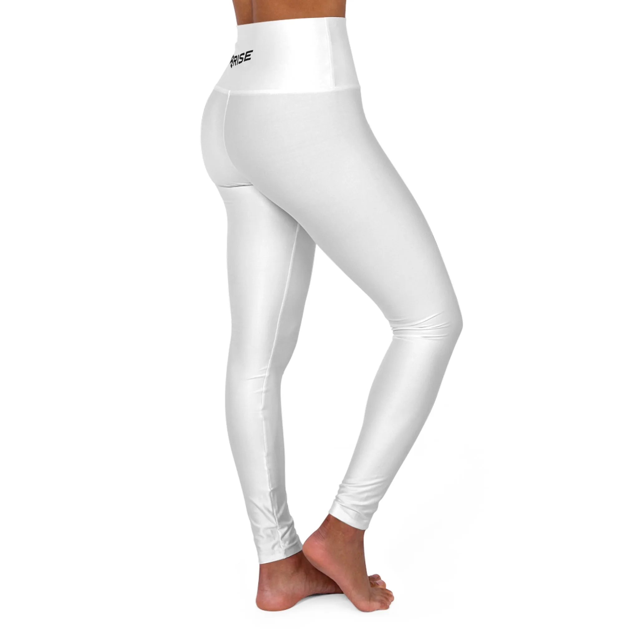 High Waisted Leggings - White