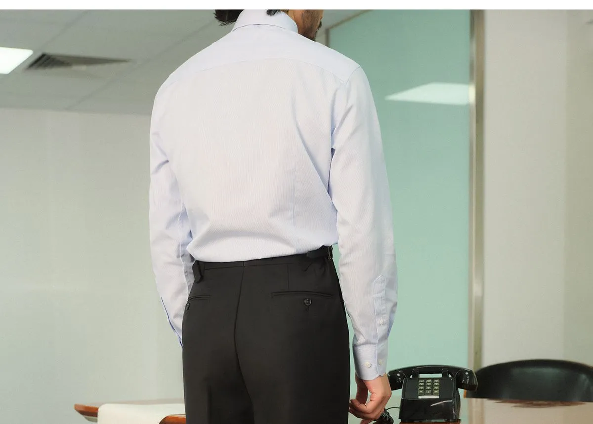 High-Waisted Pleated Trousers