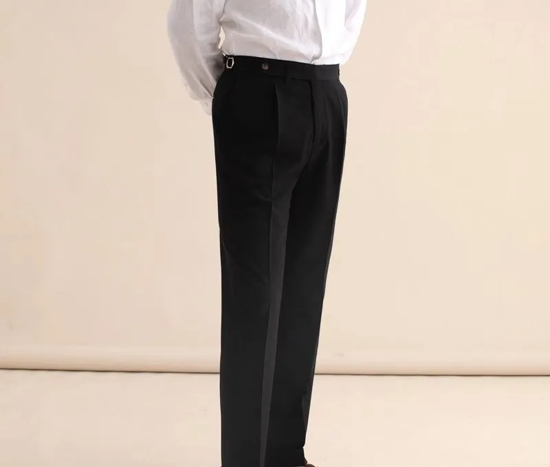 High-Waisted Tailored Trousers