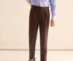 High-Waisted Tailored Trousers