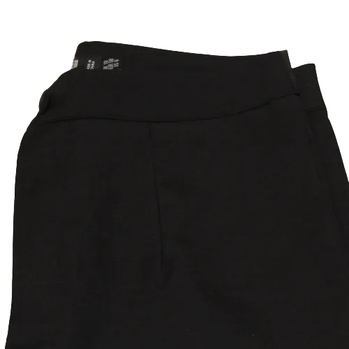 High Waisted Tall Black Trousers