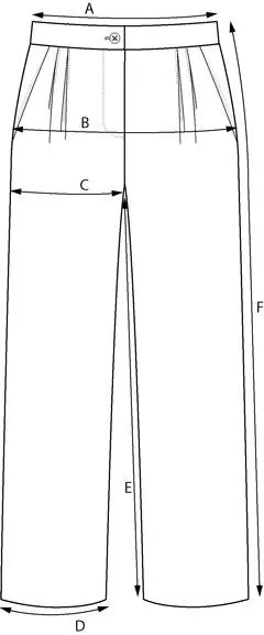 HIGH-WAISTED TROUSERS • Pattern