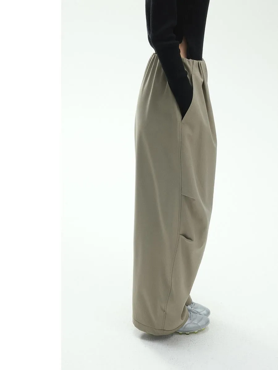 High-Waisted Wide-Leg Trousers