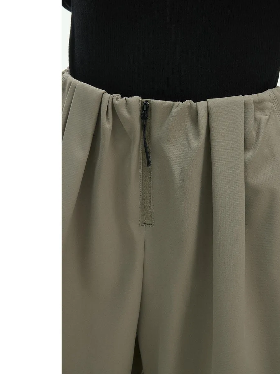 High-Waisted Wide-Leg Trousers