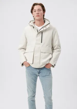Hooded Beige Jacket