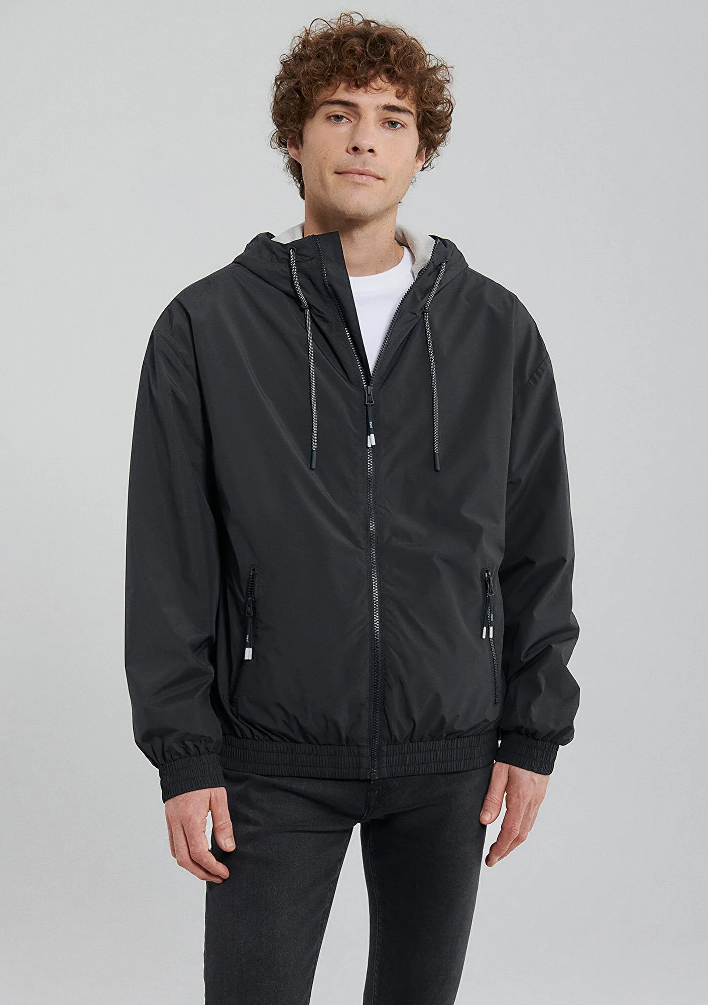Hooded Black Jacket