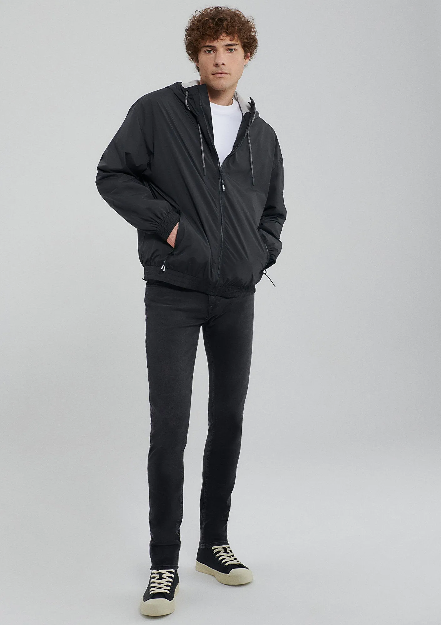 Hooded Black Jacket
