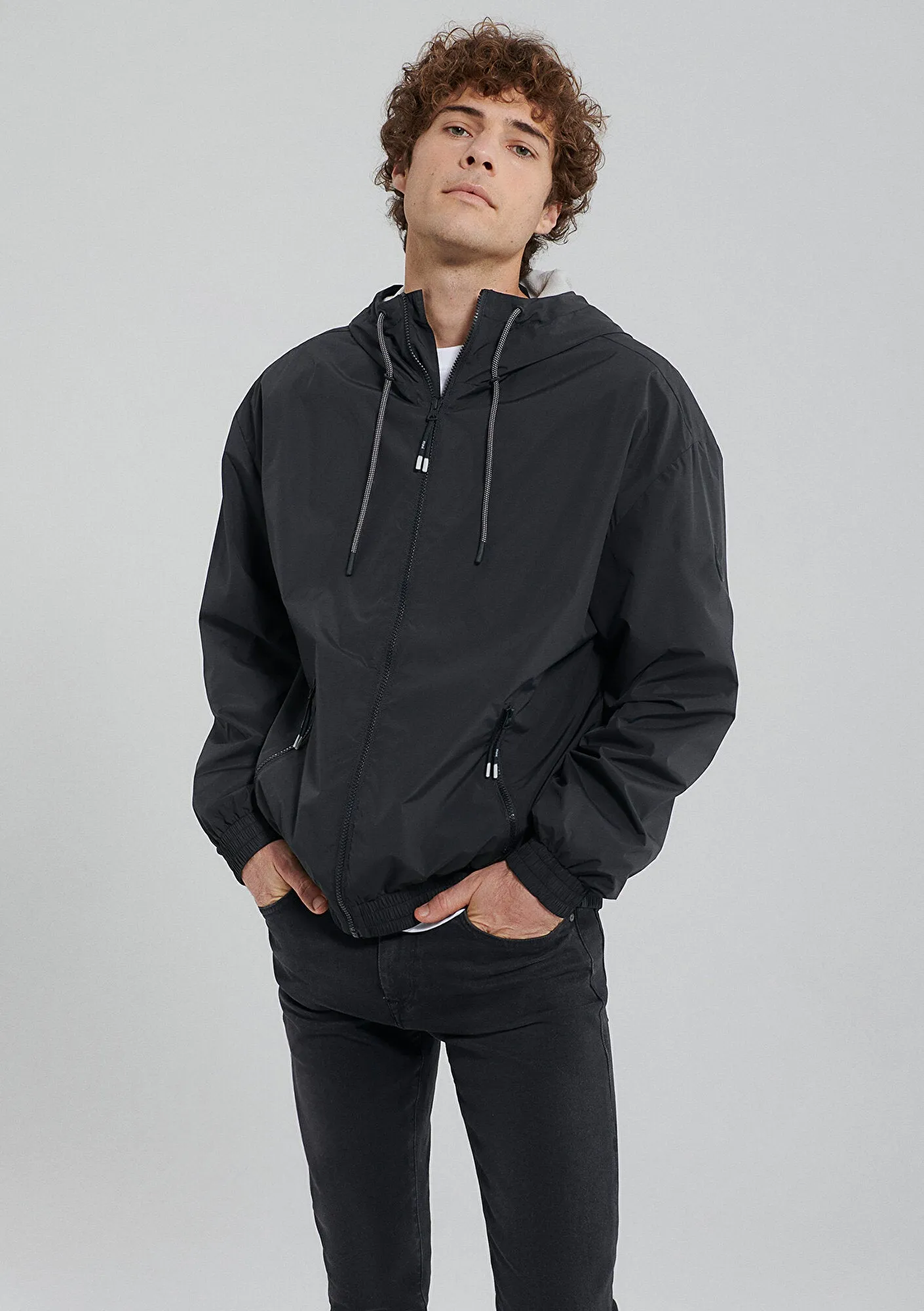 Hooded Black Jacket