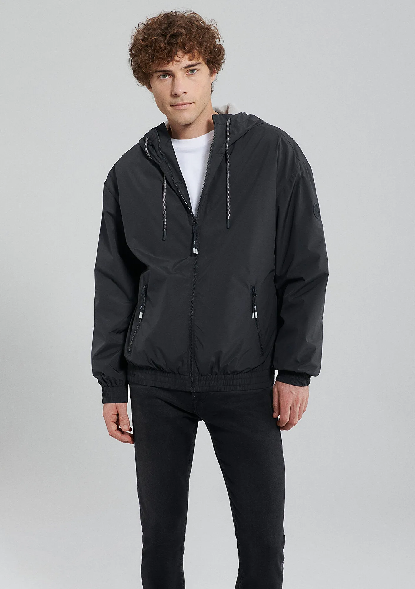 Hooded Black Jacket