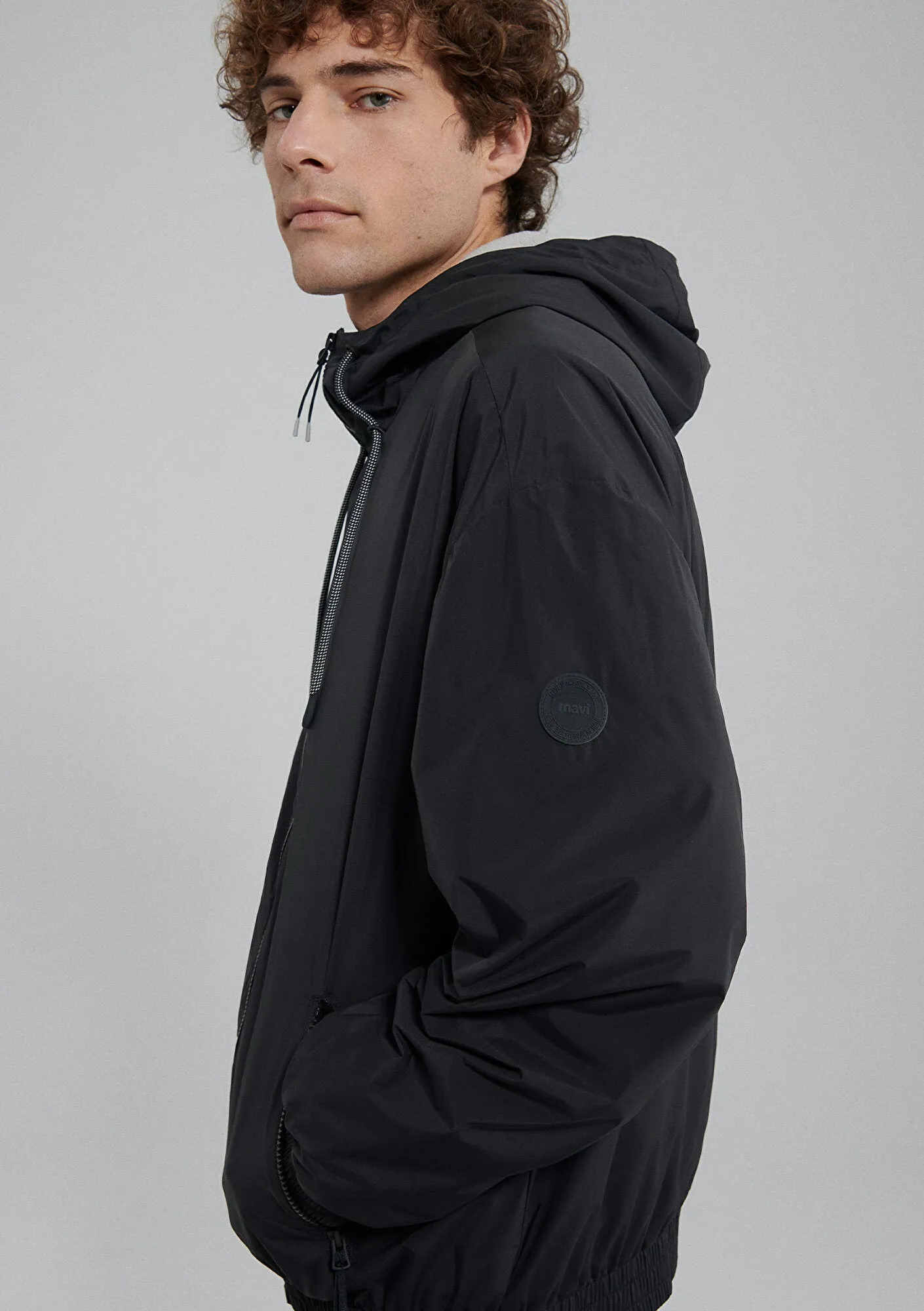 Hooded Black Jacket
