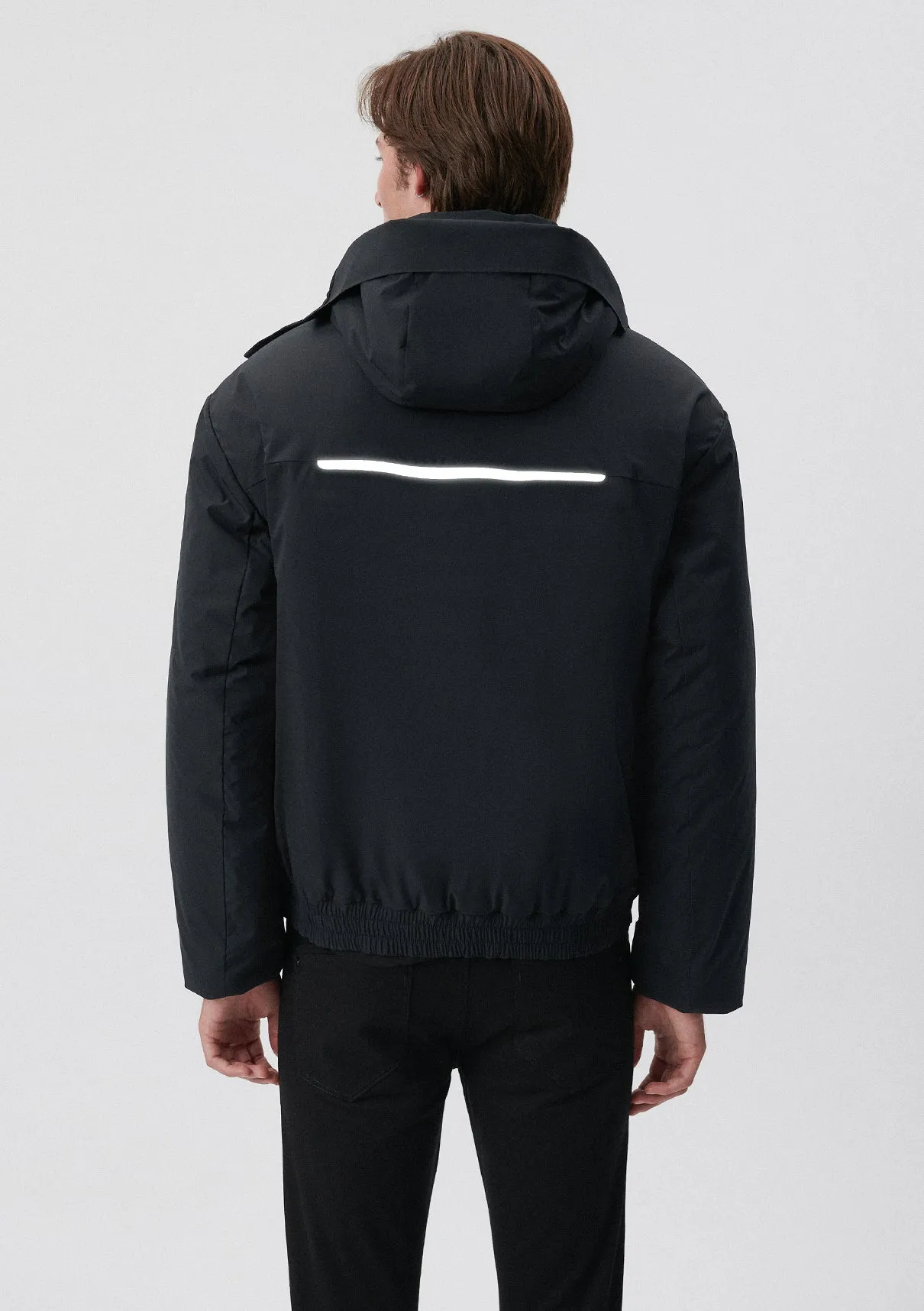 Hooded Black Jacket