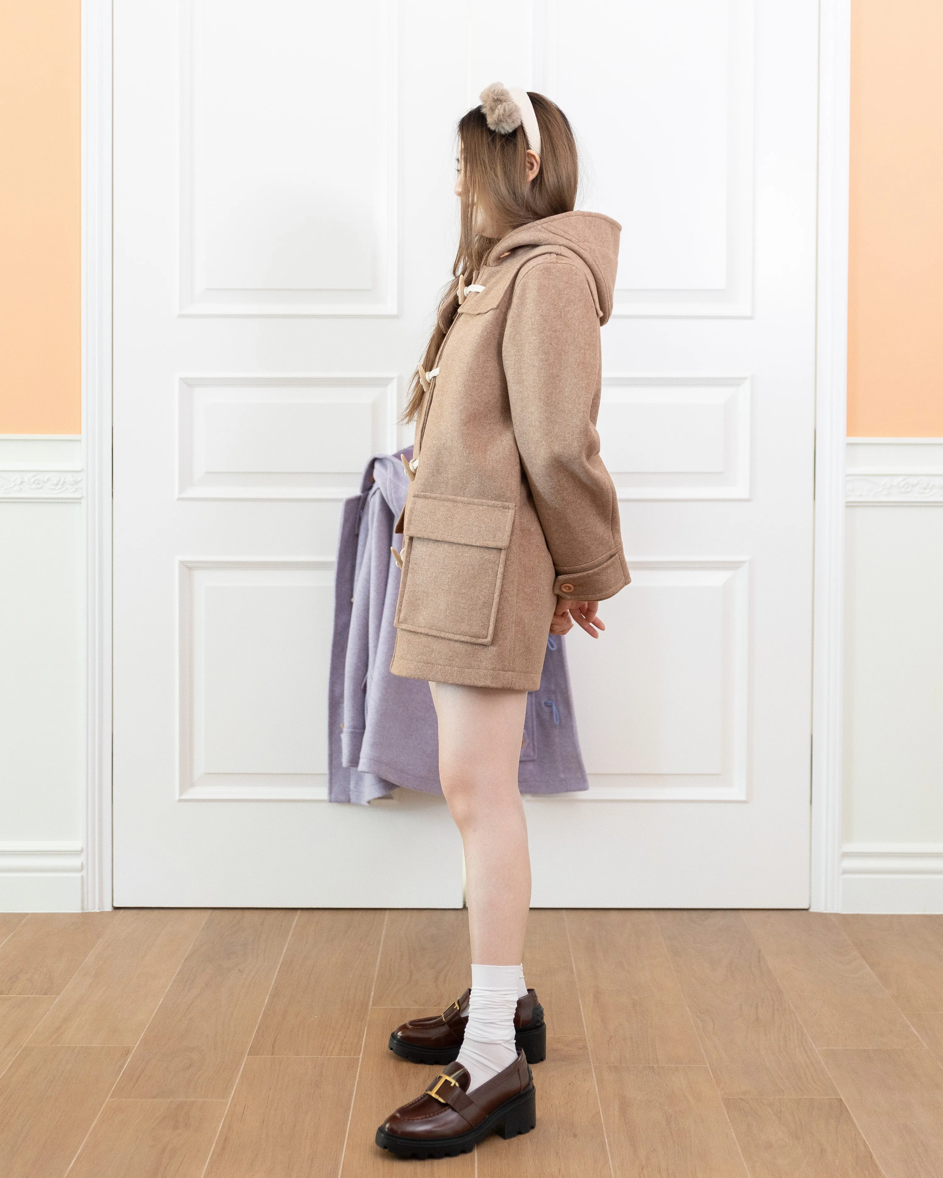Hooded Coat (Camel)