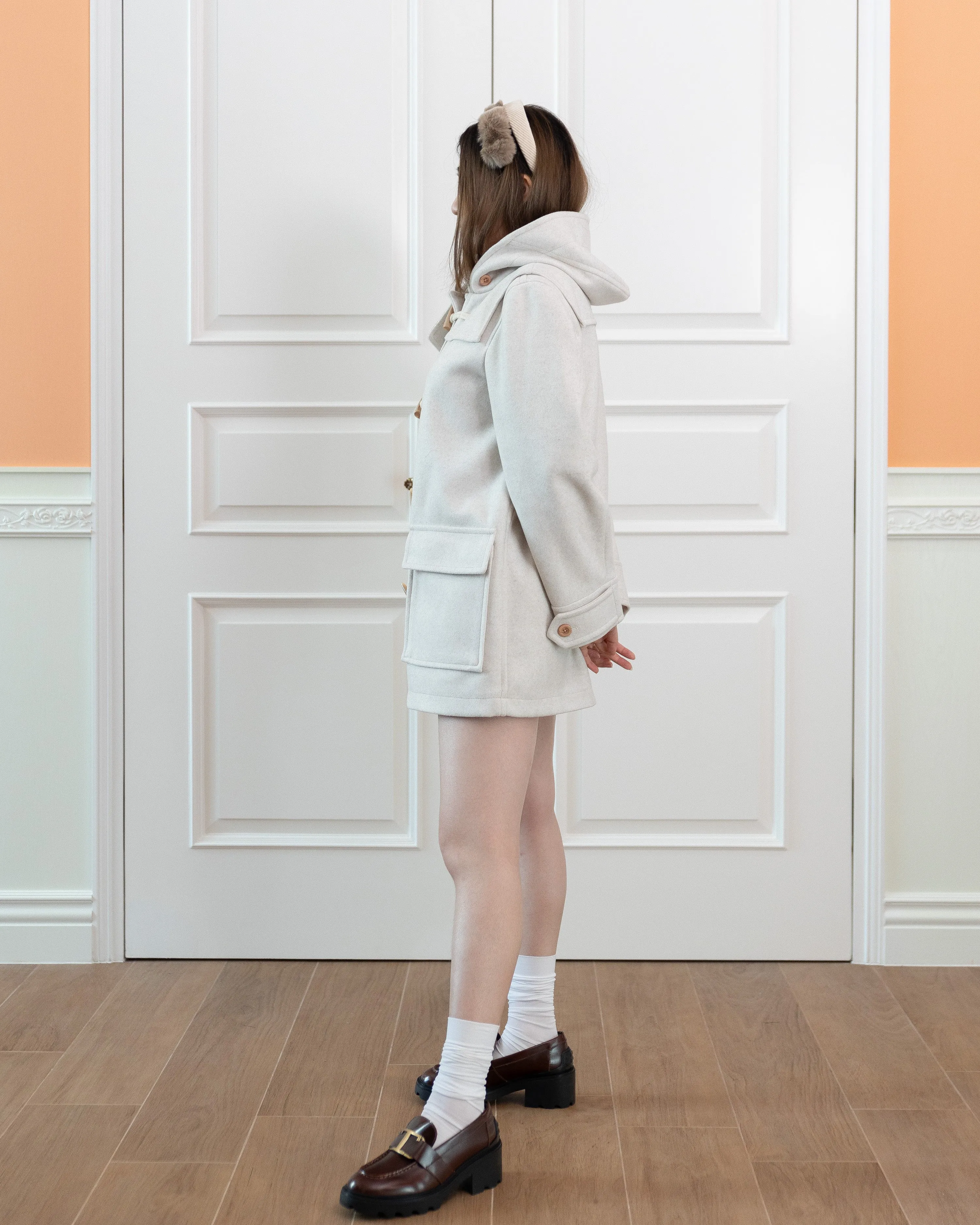 Hooded Coat (Cloud)
