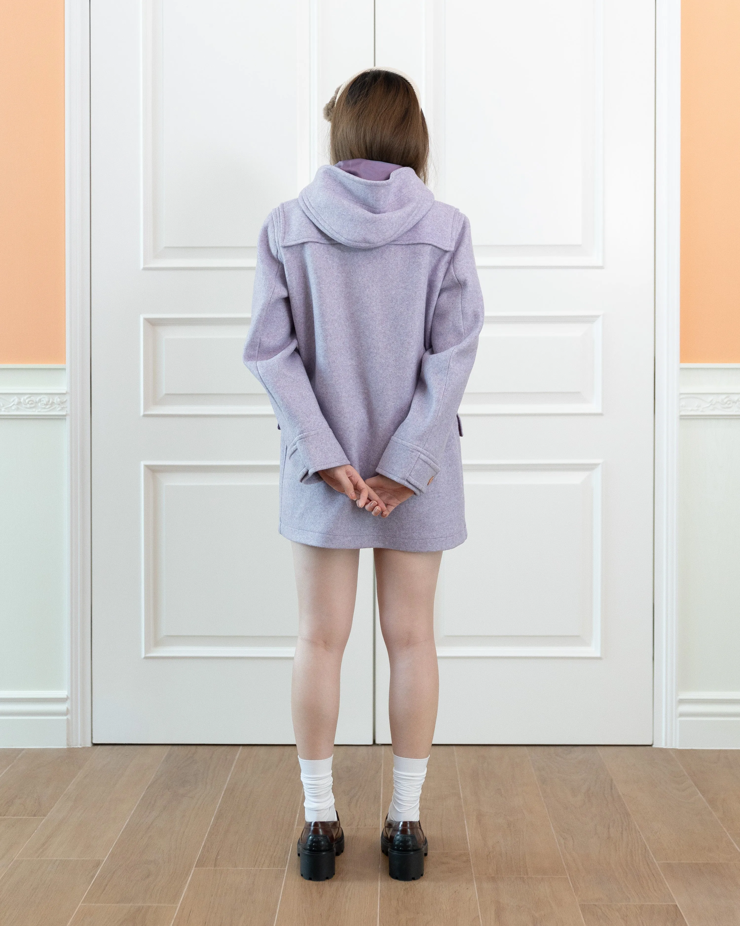 Hooded Coat (Pastel Lilac)