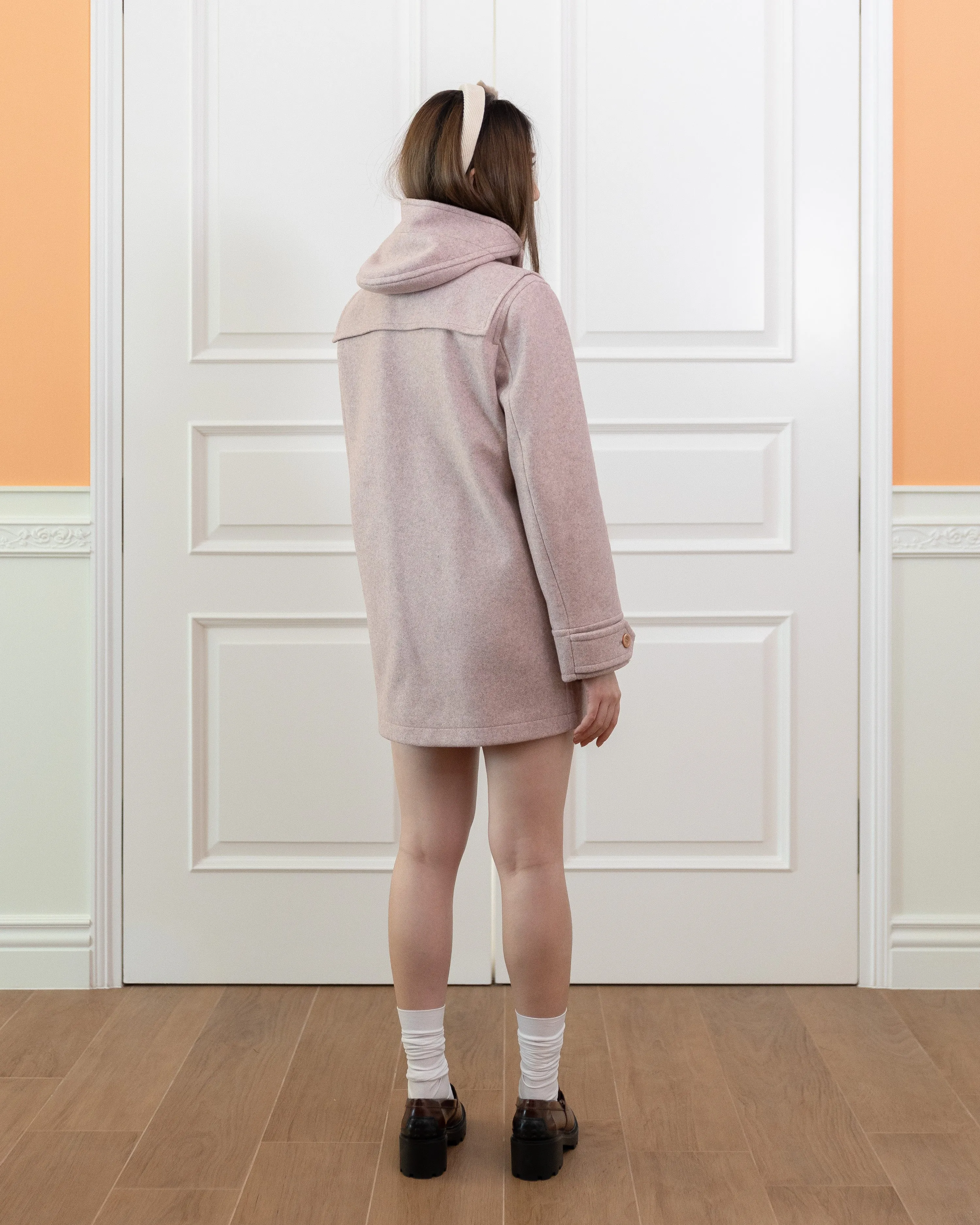 Hooded Coat (Veiled Rose)