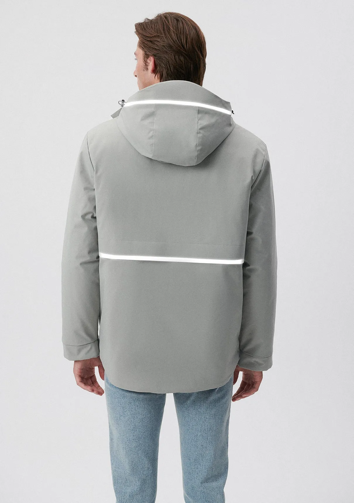 Hooded Grey Jacket
