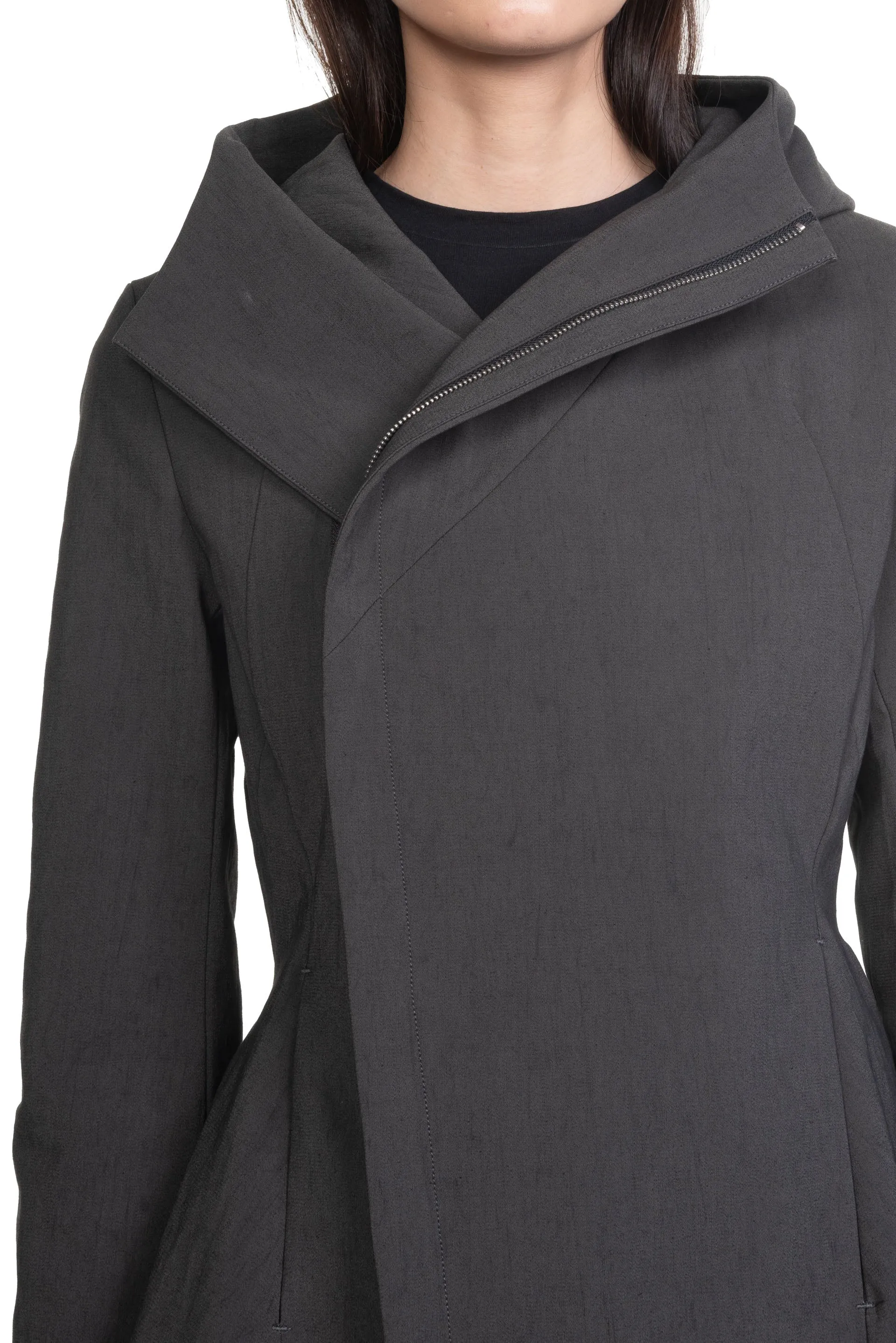 Hooded Jacket Dark Grey