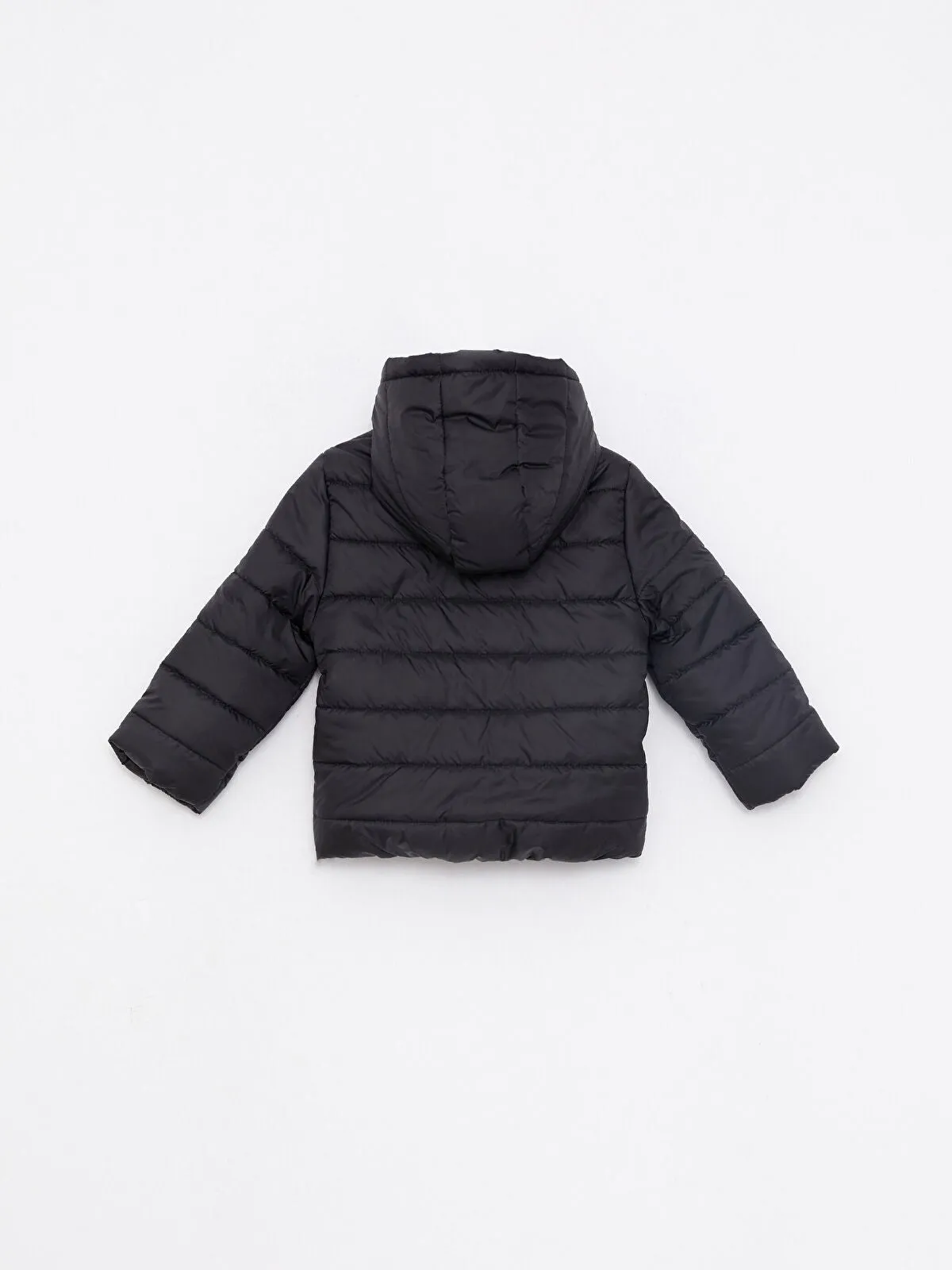 Hooded Long Sleeve Basic Baby Boy Coat