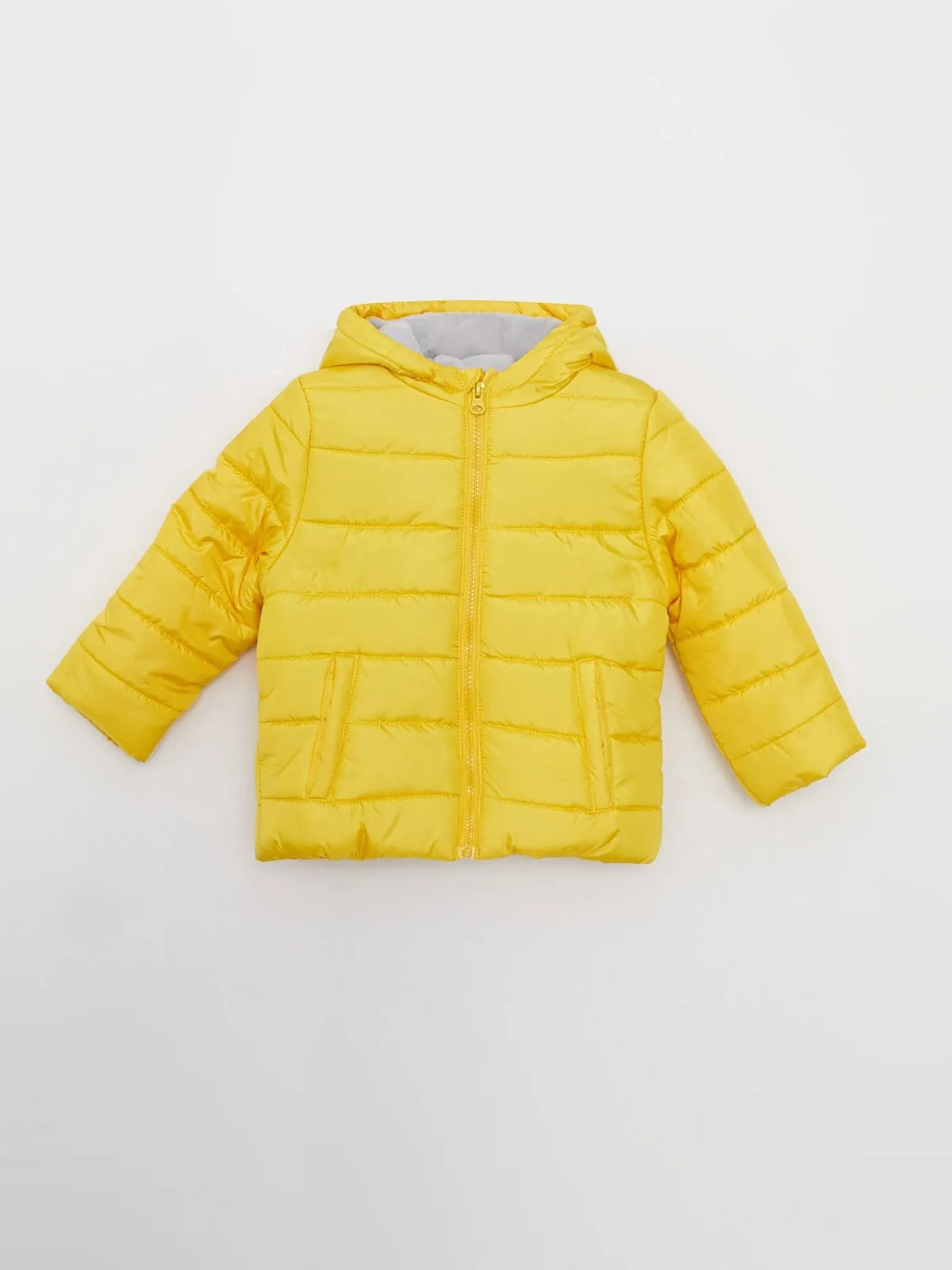 Hooded Long Sleeve Basic Baby Boy Coat