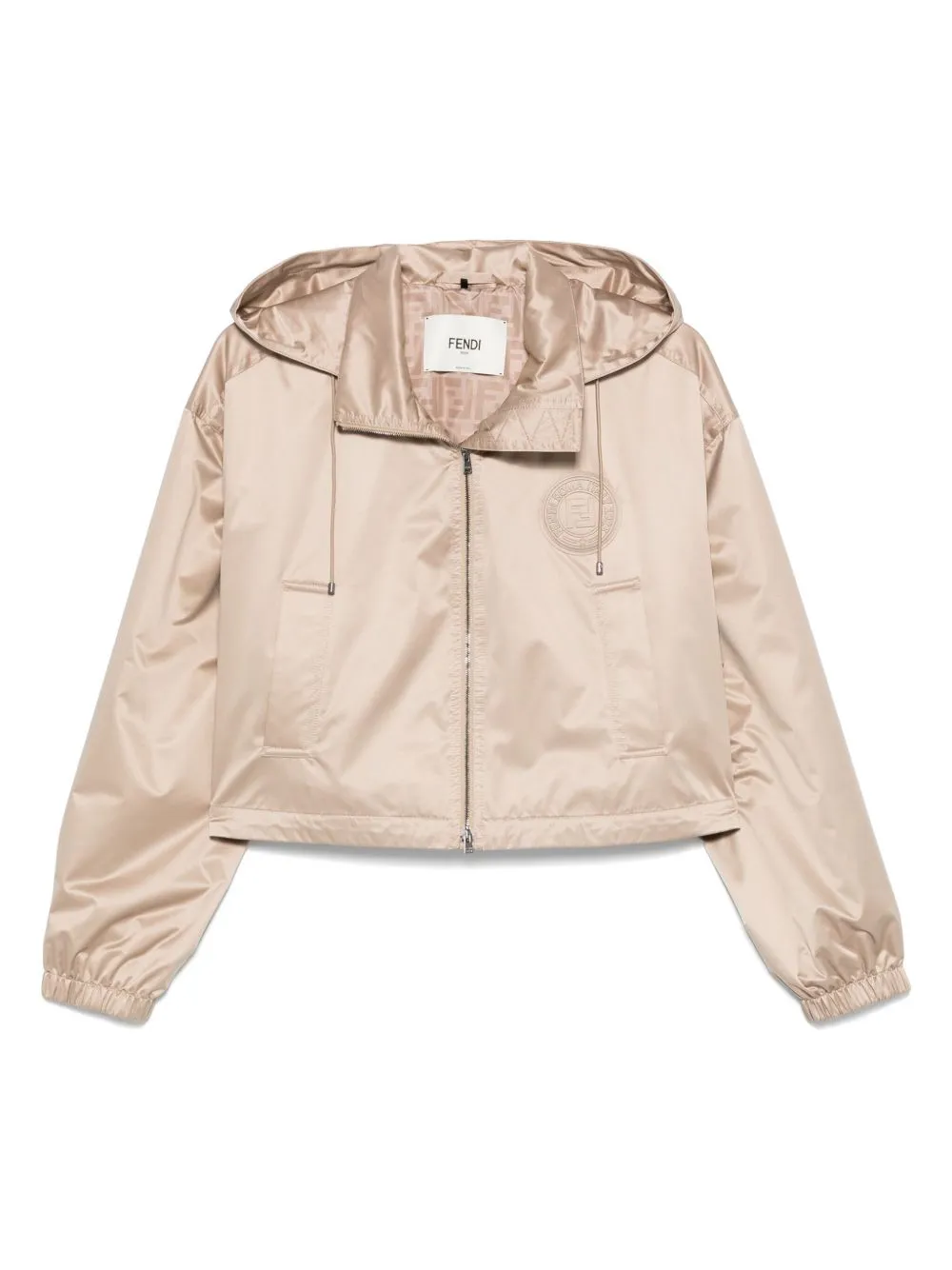 Hooded windbreaker