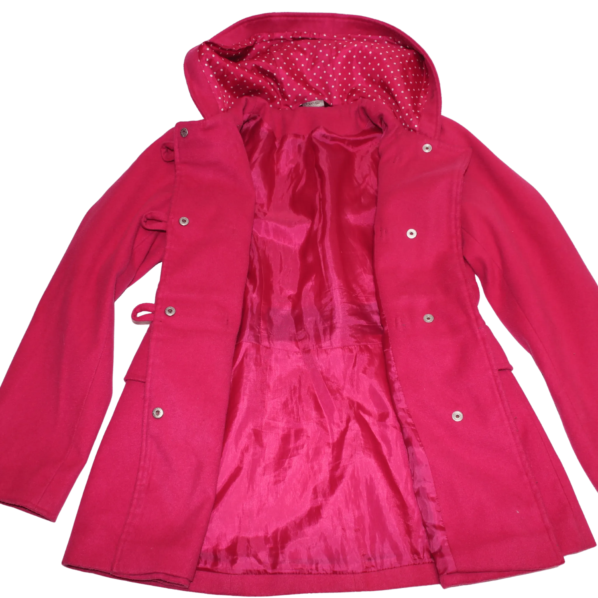 Hot Pink Duffle Coat