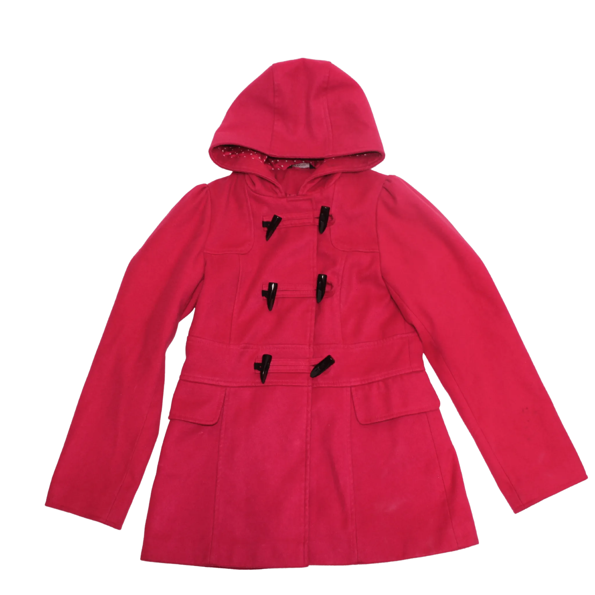 Hot Pink Duffle Coat